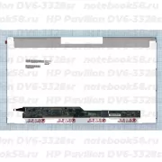 Матрица для ноутбука HP Pavilion DV6-3328sr (1366x768 HD) TN, 40pin, Матовая