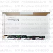 Матрица для ноутбука HP Pavilion G6-2090 (1366x768 HD) TN, 40pin, Глянцевая