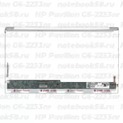 Матрица для ноутбука HP Pavilion G6-2233nr (1366x768 HD) TN, 40pin, Глянцевая