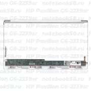 Матрица для ноутбука HP Pavilion G6-2239sr (1366x768 HD) TN, 40pin, Глянцевая