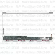 Матрица для ноутбука HP Pavilion G6-1368 (1366x768 HD) TN, 40pin, Глянцевая