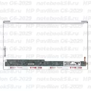 Матрица для ноутбука HP Pavilion G6-2029 (1366x768 HD) TN, 40pin, Глянцевая