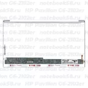 Матрица для ноутбука HP Pavilion G6-2102er (1366x768 HD) TN, 40pin, Глянцевая