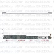 Матрица для ноутбука HP Pavilion G6-2233nr (1366x768 HD) TN, 40pin, Глянцевая