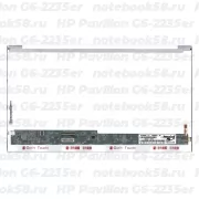 Матрица для ноутбука HP Pavilion G6-2235er (1366x768 HD) TN, 40pin, Глянцевая