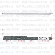 Матрица для ноутбука HP Pavilion G6-1365 (1366x768 HD) TN, 40pin, Глянцевая