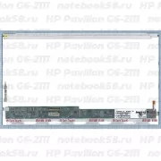 Матрица для ноутбука HP Pavilion G6-2111 (1366x768 HD) TN, 40pin, Глянцевая