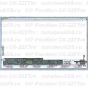 Матрица для ноутбука HP Pavilion G6-2237nr (1366x768 HD) TN, 40pin, Глянцевая