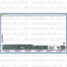 Матрица для ноутбука HP Pavilion G6-2243 (1366x768 HD) TN, 40pin, Глянцевая