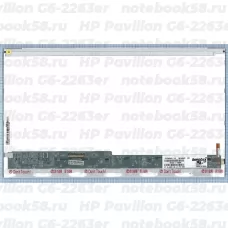 Матрица для ноутбука HP Pavilion G6-2263er (1366x768 HD) TN, 40pin, Глянцевая