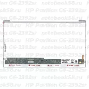 Матрица для ноутбука HP Pavilion G6-2392sr (1366x768 HD) TN, 40pin, Глянцевая