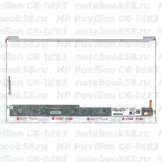Матрица для ноутбука HP Pavilion G6-1d93 (1366x768 HD) TN, 40pin, Глянцевая