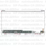 Матрица для ноутбука HP Pavilion G6-2235er (1366x768 HD) TN, 40pin, Глянцевая