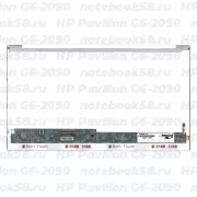 Матрица для ноутбука HP Pavilion G6-2090 (1366x768 HD) TN, 40pin, Глянцевая