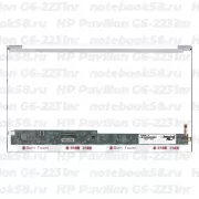 Матрица для ноутбука HP Pavilion G6-2231nr (1366x768 HD) TN, 40pin, Глянцевая
