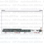 Матрица для ноутбука HP Pavilion G6-2233nr (1366x768 HD) TN, 40pin, Глянцевая