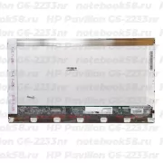 Матрица для ноутбука HP Pavilion G6-2233nr (1366x768 HD) TN, 40pin, Глянцевая