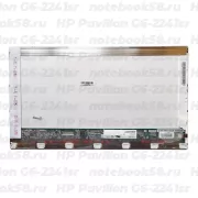 Матрица для ноутбука HP Pavilion G6-2241sr (1366x768 HD) TN, 40pin, Глянцевая