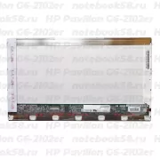 Матрица для ноутбука HP Pavilion G6-2102er (1366x768 HD) TN, 40pin, Глянцевая
