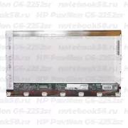 Матрица для ноутбука HP Pavilion G6-2252sr (1366x768 HD) TN, 40pin, Глянцевая