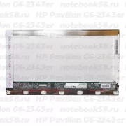 Матрица для ноутбука HP Pavilion G6-2343er (1366x768 HD) TN, 40pin, Глянцевая