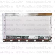 Матрица для ноутбука HP Pavilion G6-2360sr (1366x768 HD) TN, 40pin, Глянцевая