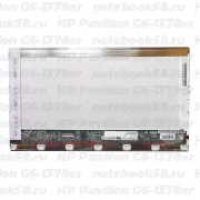 Матрица для ноутбука HP Pavilion G6-1378er (1366x768 HD) TN, 40pin, Глянцевая