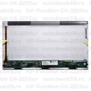 Матрица для ноутбука HP Pavilion G6-2235er (1366x768 HD) TN, 40pin, Глянцевая