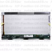 Матрица для ноутбука HP Pavilion G6-2392sr (1366x768 HD) TN, 40pin, Глянцевая