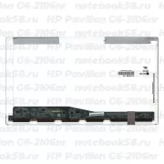 Матрица для ноутбука HP Pavilion G6-2106nr (1366x768 HD) TN, 40pin, Глянцевая