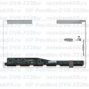 Матрица для ноутбука HP Pavilion DV6-3328sr (1366x768 HD) TN, 40pin, Глянцевая