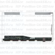 Матрица для ноутбука HP Pavilion G6-2234nr (1366x768 HD) TN, 40pin, Глянцевая