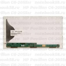 Матрица для ноутбука HP Pavilion G6-2055sr (1366x768 HD) TN, 40pin, Матовая