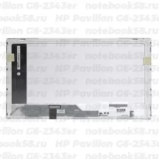 Матрица для ноутбука HP Pavilion G6-2343er (1366x768 HD) TN, 40pin, Глянцевая