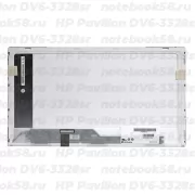 Матрица для ноутбука HP Pavilion DV6-3328sr (1366x768 HD) TN, 40pin, Глянцевая