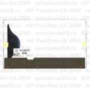 Матрица для ноутбука HP Pavilion G6-2100 (1366x768 HD) TN, 40pin, Глянцевая