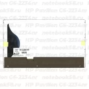 Матрица для ноутбука HP Pavilion G6-2234nr (1366x768 HD) TN, 40pin, Глянцевая