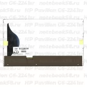 Матрица для ноутбука HP Pavilion G6-2241sr (1366x768 HD) TN, 40pin, Глянцевая