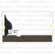 Матрица для ноутбука HP Pavilion G6-2252sr (1366x768 HD) TN, 40pin, Глянцевая