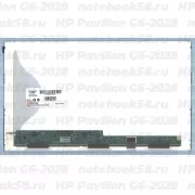 Матрица для ноутбука HP Pavilion G6-2028 (1366x768 HD) TN, 40pin, Матовая