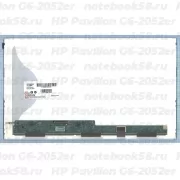 Матрица для ноутбука HP Pavilion G6-2052er (1366x768 HD) TN, 40pin, Матовая