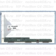 Матрица для ноутбука HP Pavilion G6-2102er (1366x768 HD) TN, 40pin, Матовая