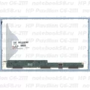 Матрица для ноутбука HP Pavilion G6-2111 (1366x768 HD) TN, 40pin, Матовая