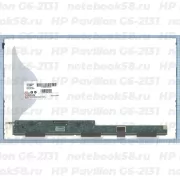 Матрица для ноутбука HP Pavilion G6-2131 (1366x768 HD) TN, 40pin, Матовая