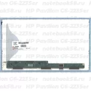 Матрица для ноутбука HP Pavilion G6-2235er (1366x768 HD) TN, 40pin, Матовая