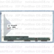 Матрица для ноутбука HP Pavilion G6-2235sr (1366x768 HD) TN, 40pin, Матовая