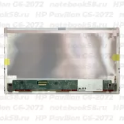 Матрица для ноутбука HP Pavilion G6-2072 (1366x768 HD) TN, 40pin, Матовая