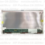 Матрица для ноутбука HP Pavilion G6-2239sr (1366x768 HD) TN, 40pin, Матовая