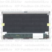 Матрица для ноутбука HP Pavilion G6-2345sr (1366x768 HD) TN, 40pin, Матовая