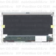 Матрица для ноутбука HP Pavilion G6-1381 (1366x768 HD) TN, 40pin, Матовая